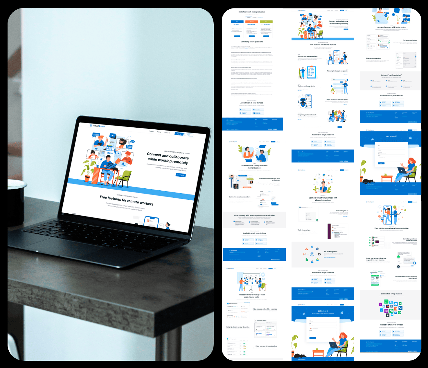 Virtual Space (UI/UX Design)