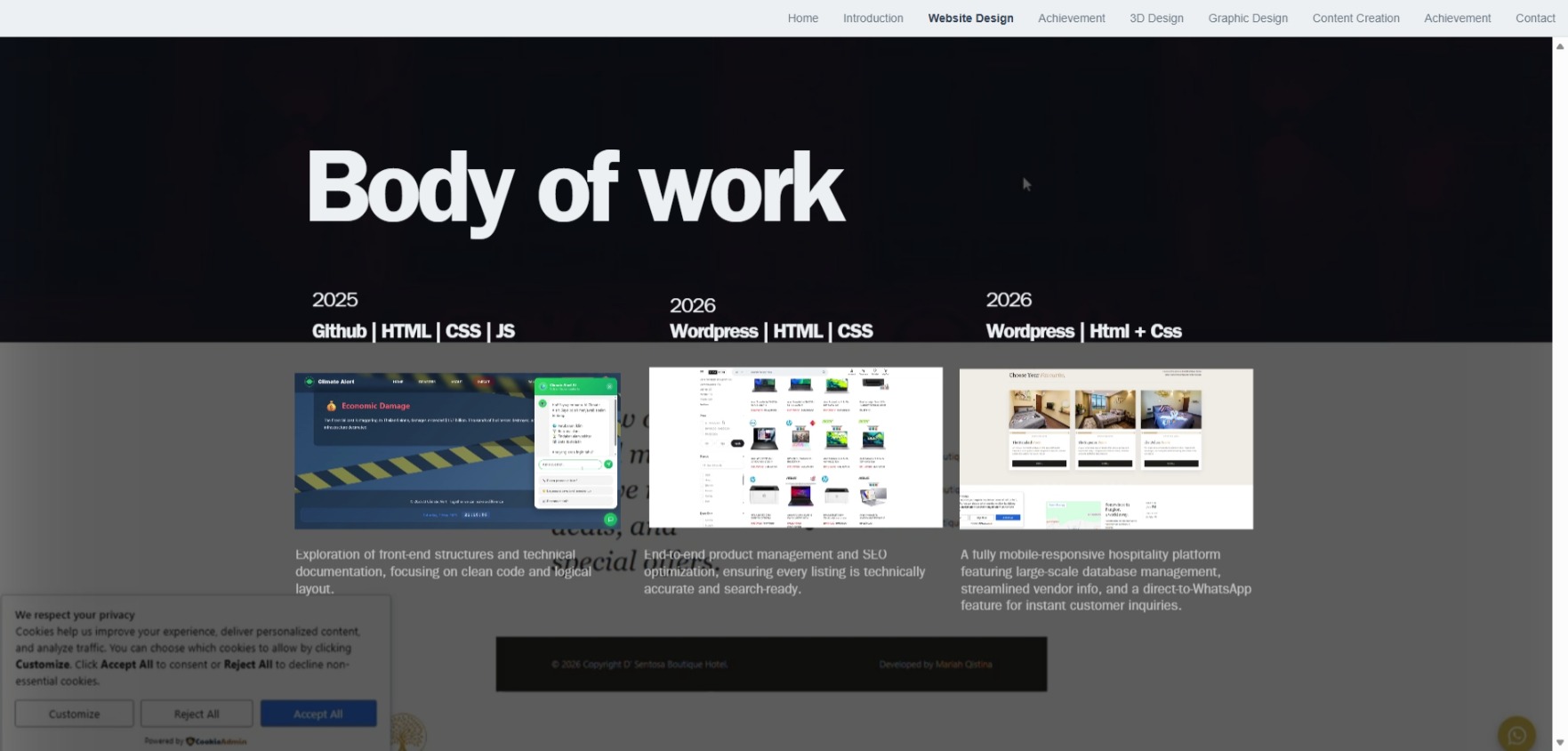 Full-Stack Web Design & 3D Interactive Web Solutions