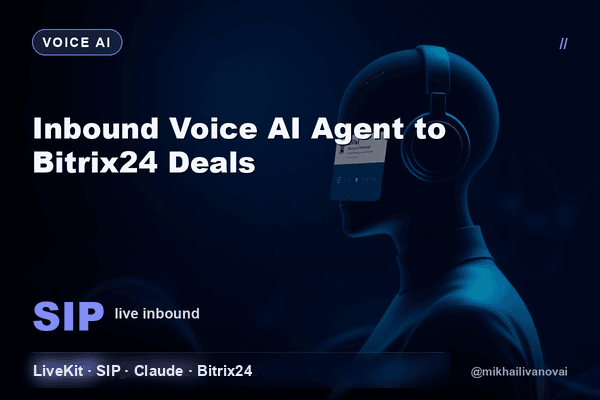 Inbound Voice AI Agent with CRM Lead Creation (live demo)