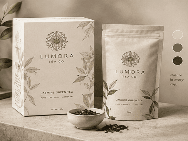 Lumora Tea Co. - Packaging Design