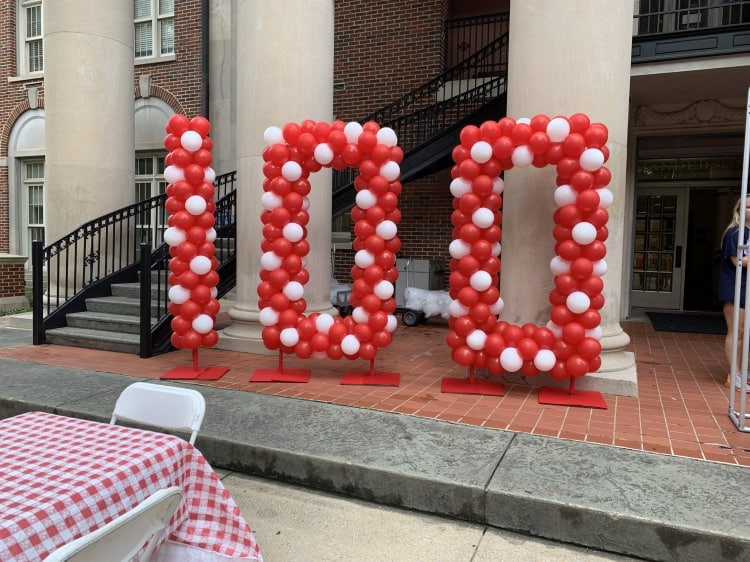 Balloon Number / Letter Column