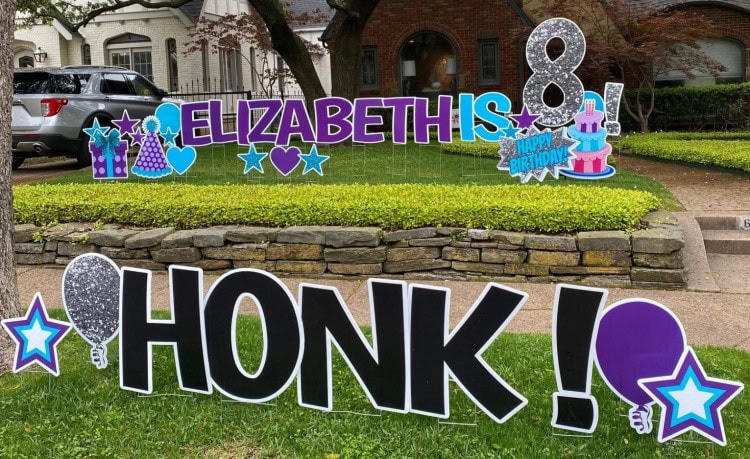 Yard Celebration Signs