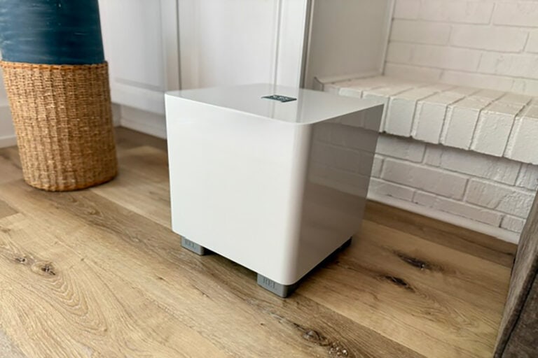 The REL T/x5 in Eric's living room.