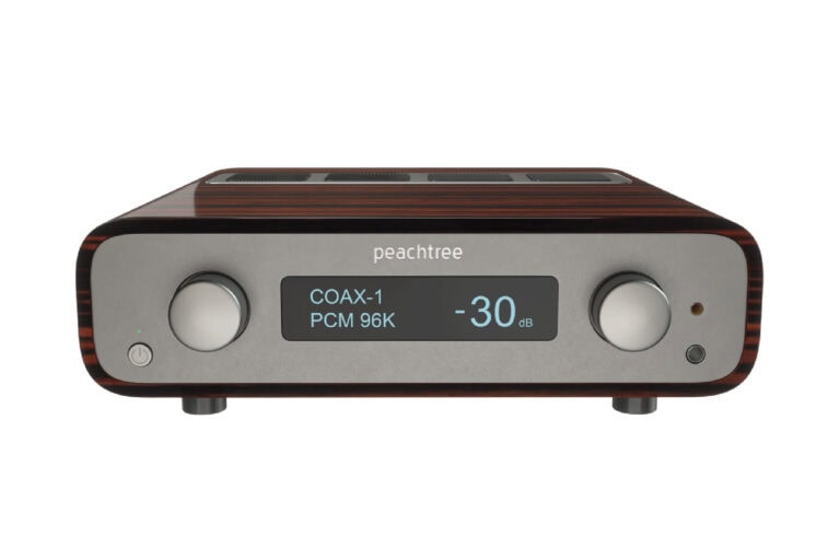 The Peachtree Carina X integrated amp is an audiophile favorite but also sold in more mainstream distribution too. The best of both worlds.