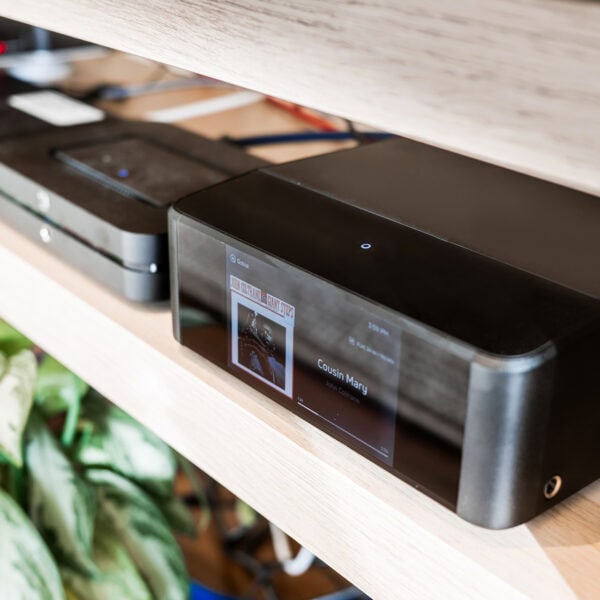 One way to save money is to buy a $179 IKEA equipment stand. In more modern times, this is replaced now by a $7,000 SolidSteel rack.