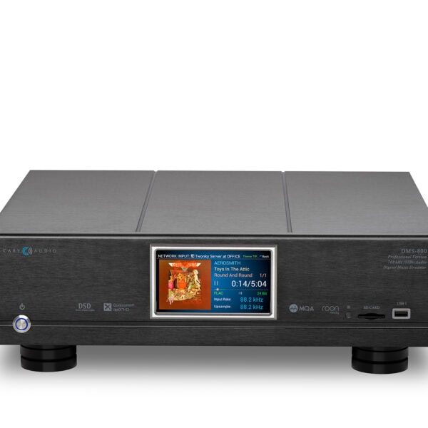 The Cary Audio DMS 800 is a full featured music streamer and DAC.