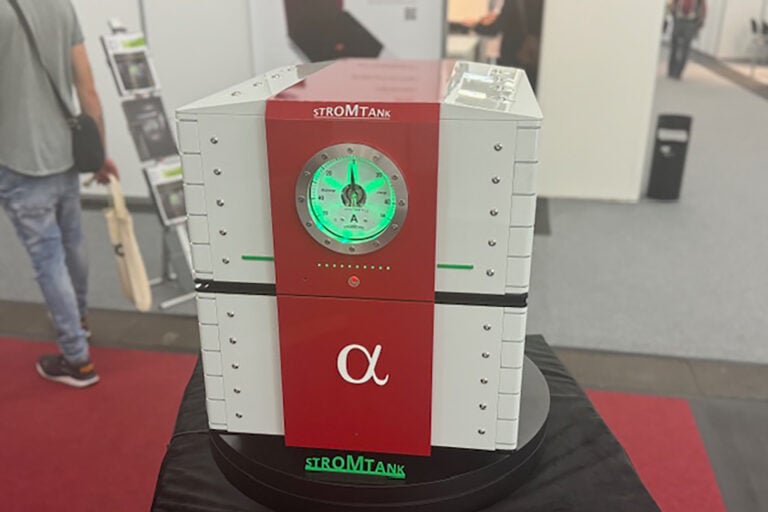 A Stromtank audiophile AC power system at HIFI MUNICH