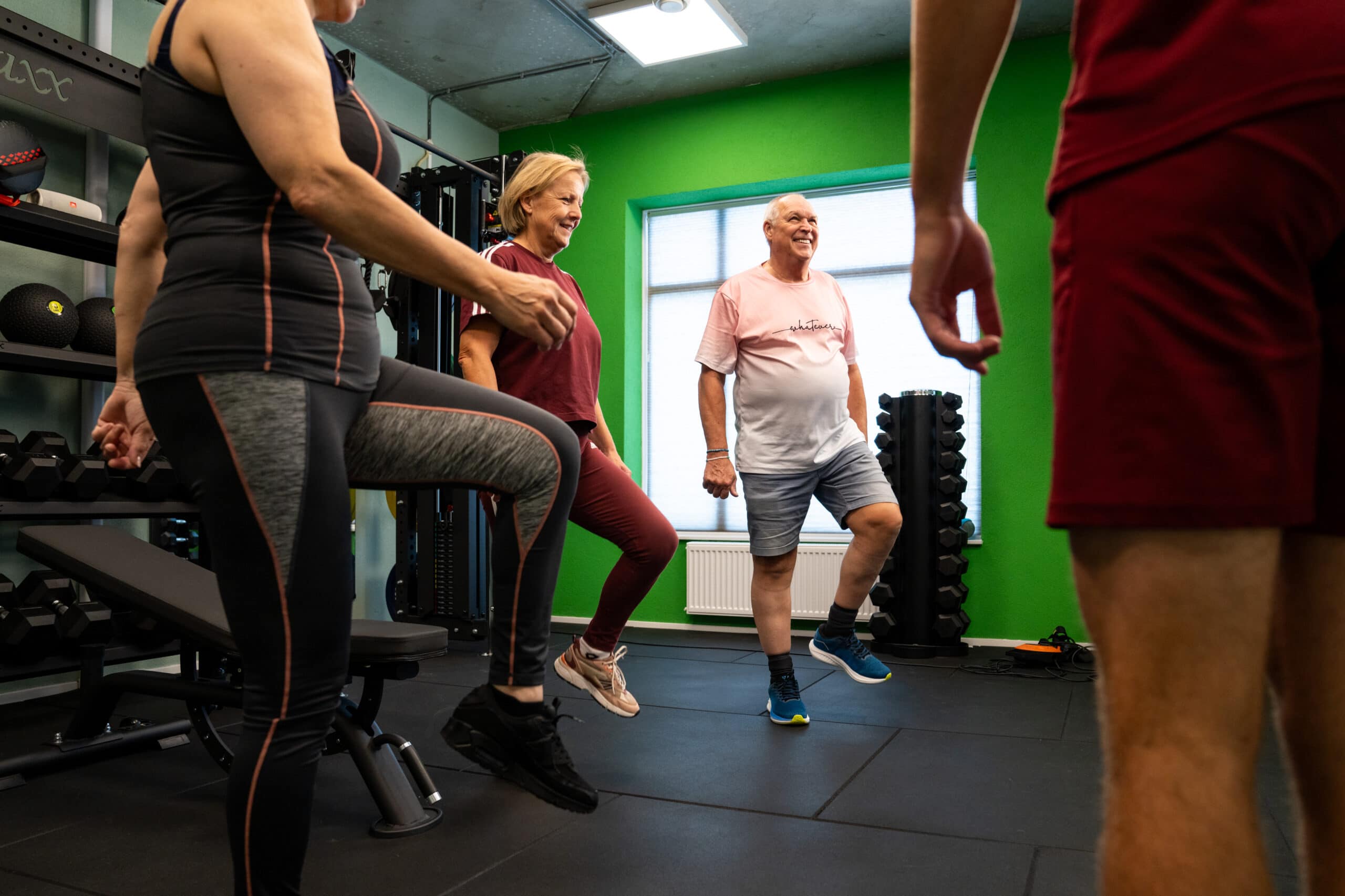 SeniorFit groepstraining bij Fysiotherapie Dunant in Roosendaal