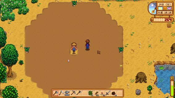 Stardew Valley カカシ 有効範囲