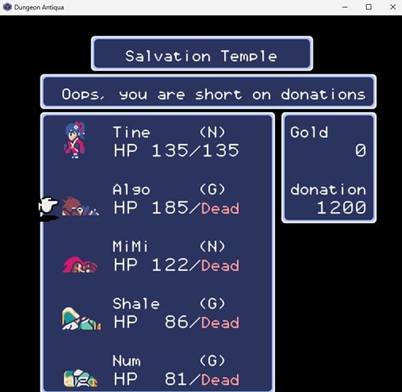 Dungeon Antiqua, review, indie game, IndieGame100