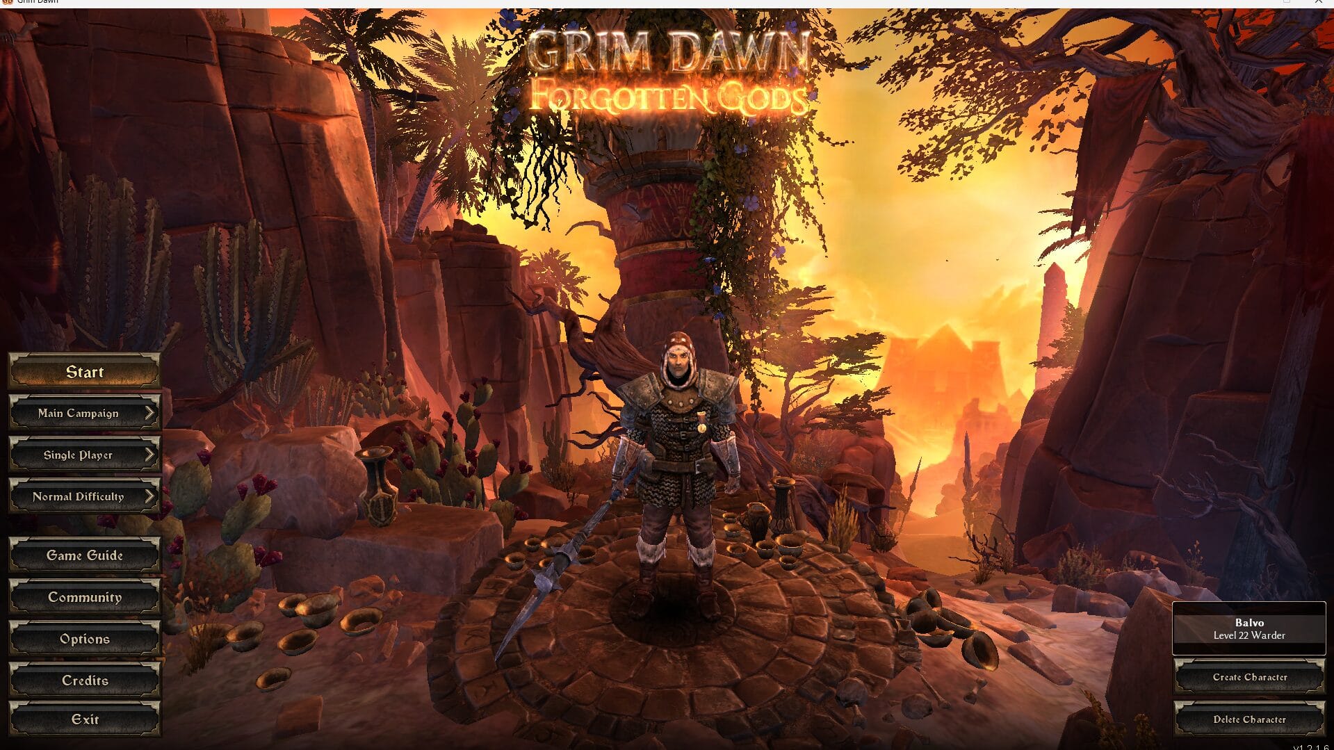 Grim Dawn, ウォーダー,育成,ビルド