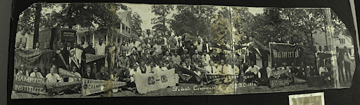 Summer Conference, 1924. The conference included prominent Historically Black Universities such as Hampton Institute, A & T College, Shaw University, Howard University, and more.