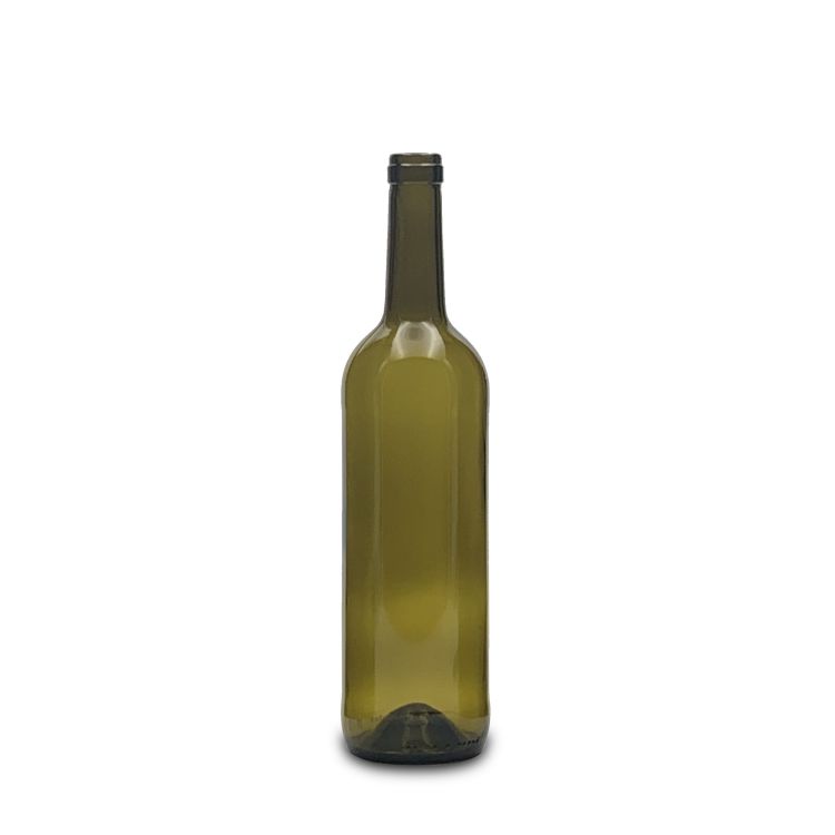 antique green wine bottle