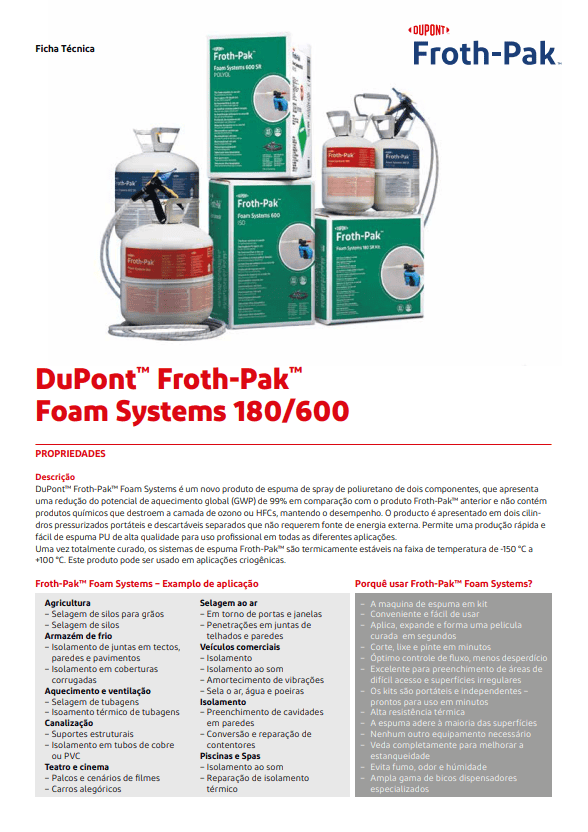 Froth-Pak Foam Systems