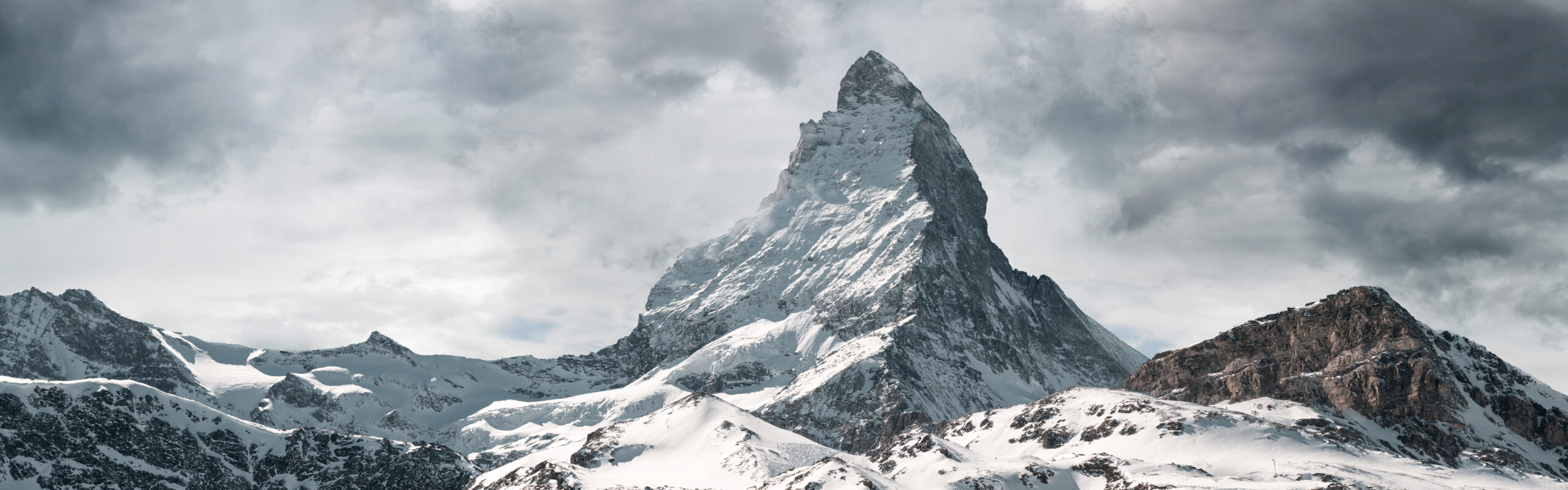 The Matterhorn above Zermatt Switzerland