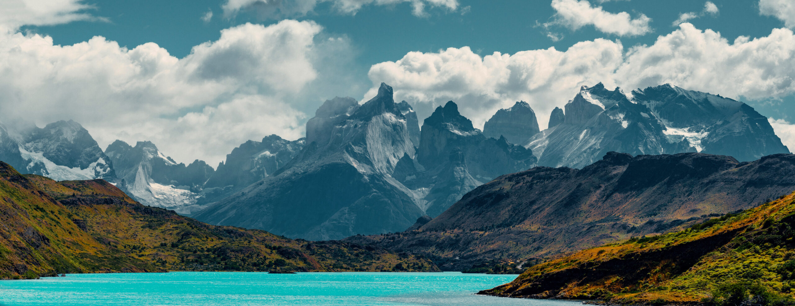 Torres del Paine National Park Chilean Patagonia three granite towers turquoise lake dramatic peaks W Circuit O Circuit trekking Magallanes Region
