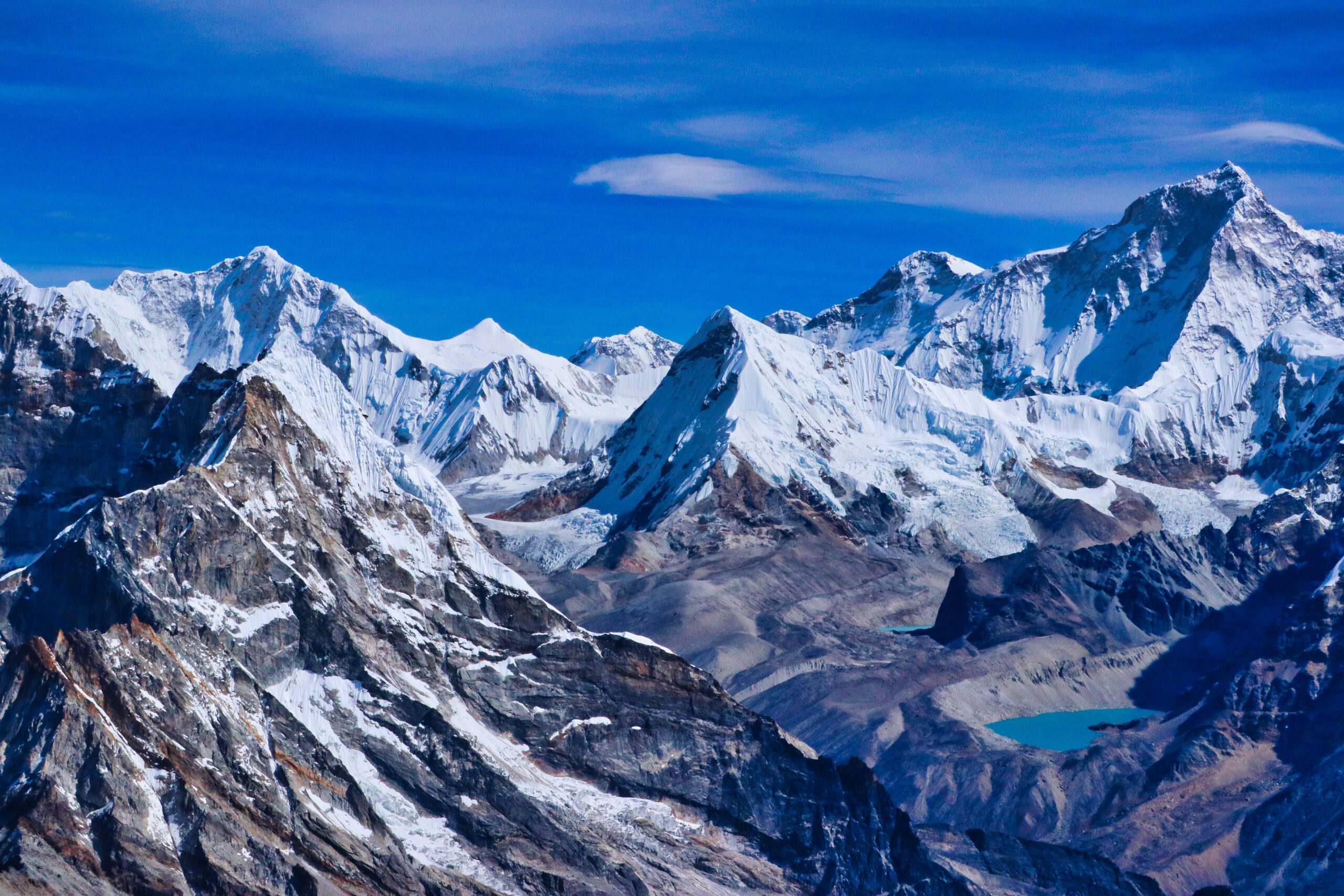 High mountain terrain illustrating different climbing and mountaineering difficulty grades