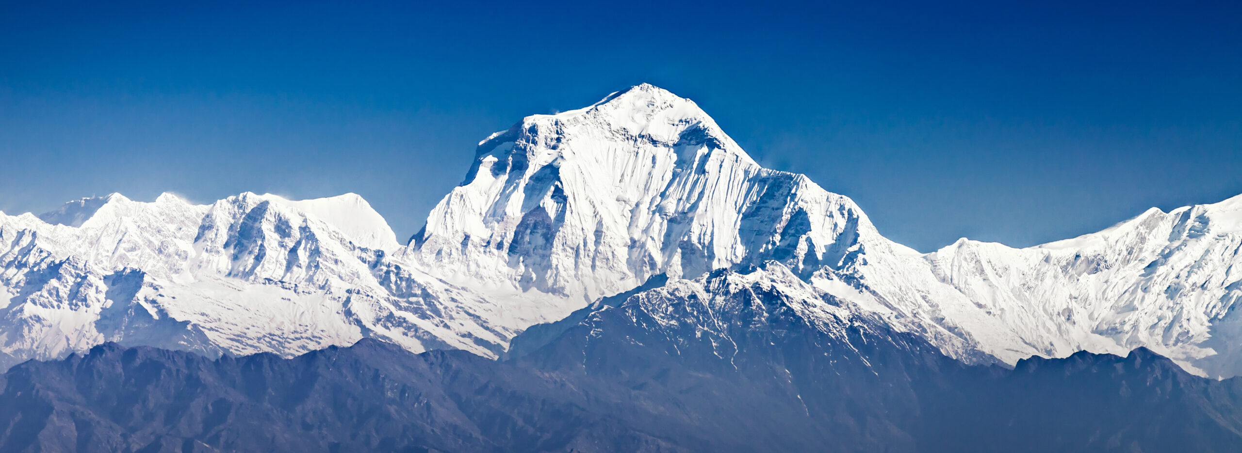 Dhaulagiri I rising above the Nepal Himalaya