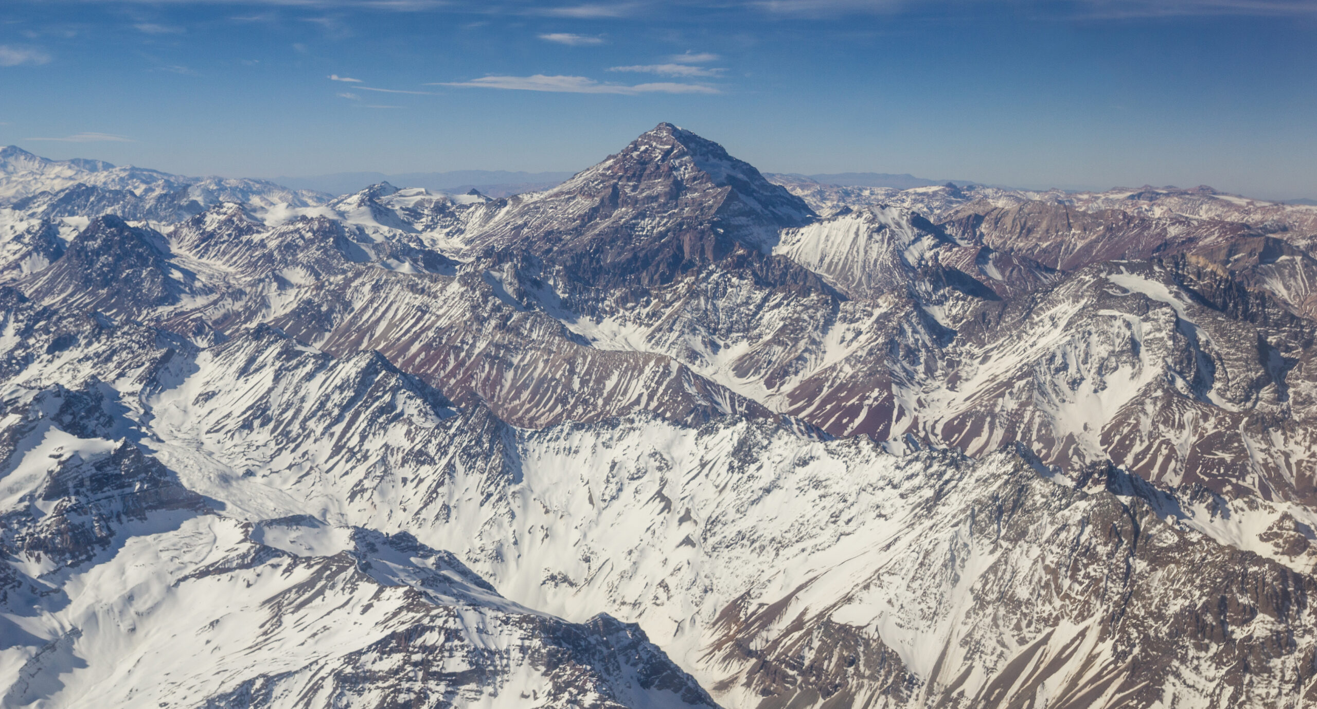 Aconcagua expedition landscape in the Argentine Andes