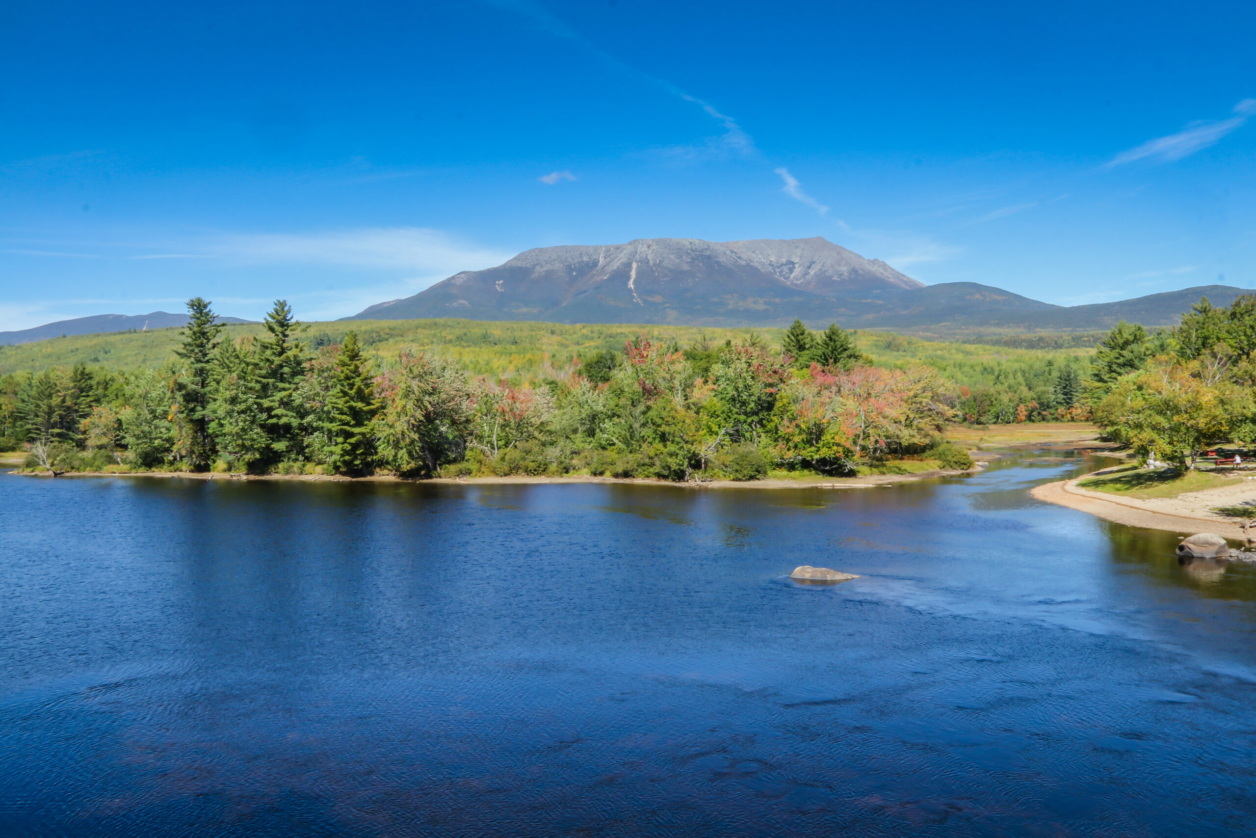 Actual Mount Katahdin in Maine