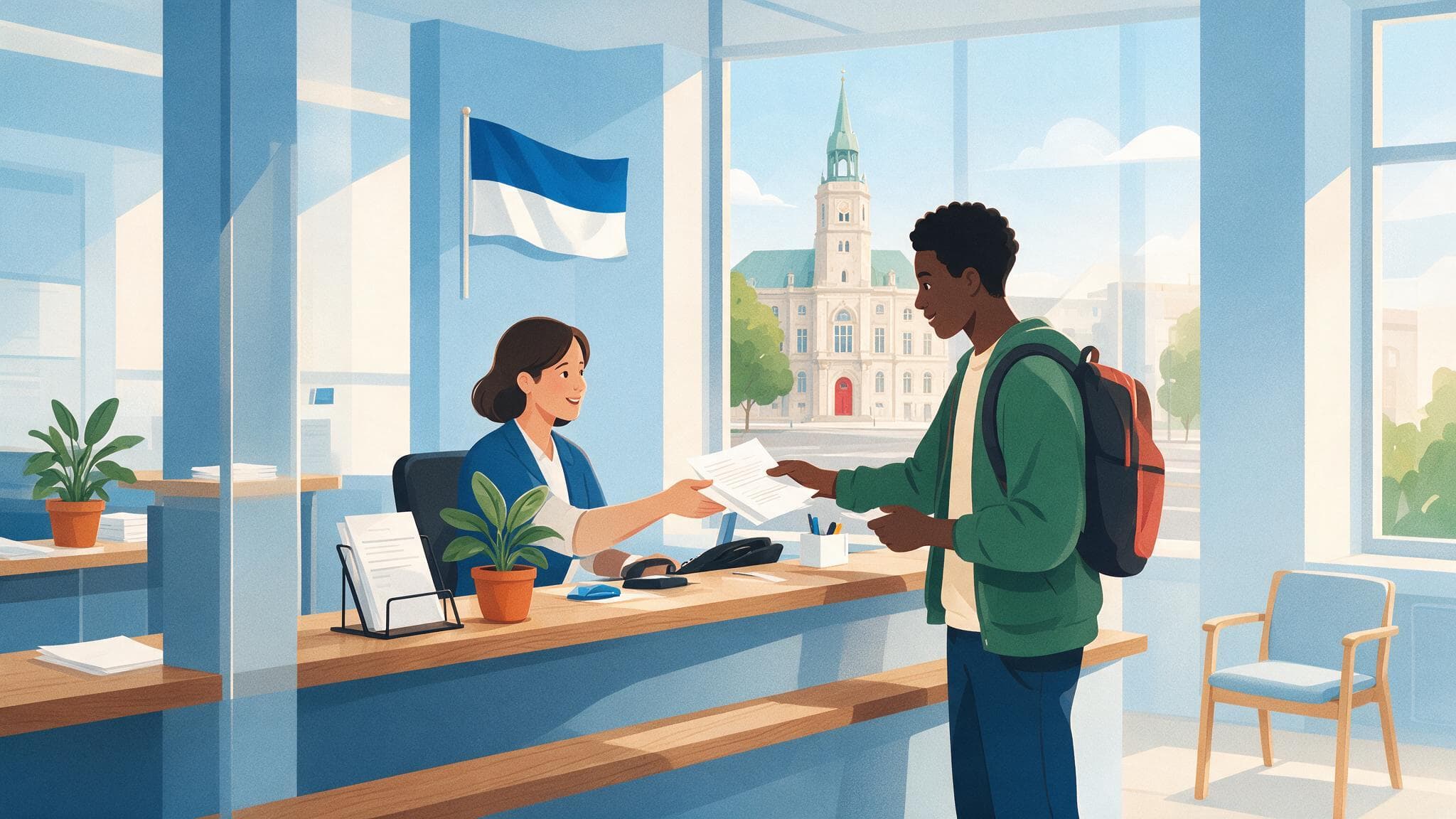 Anmeldung Germany registration at a Bürgeramt for Nigerian students