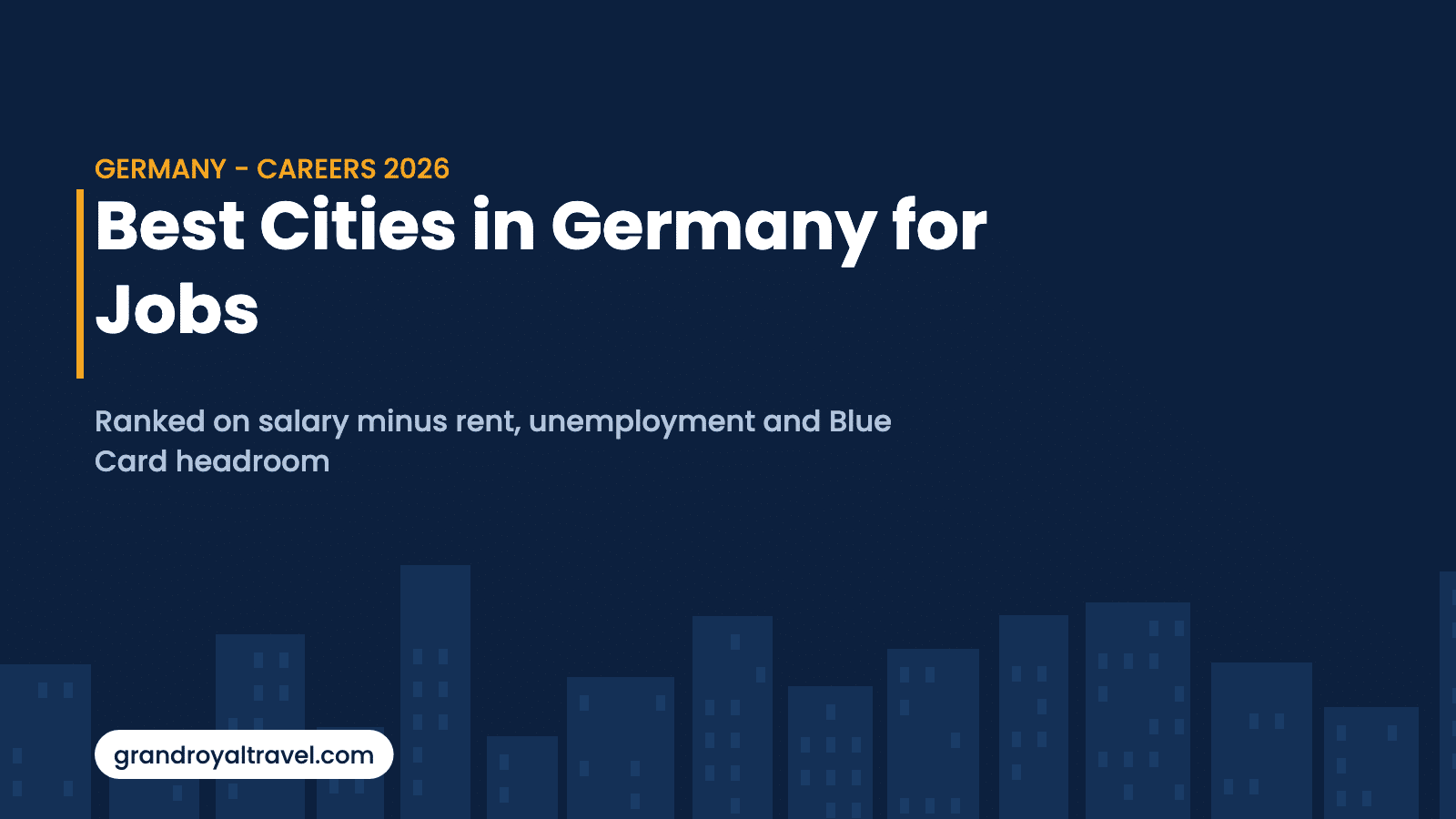 Best cities in germany for jobs ranked for graduates in 2026