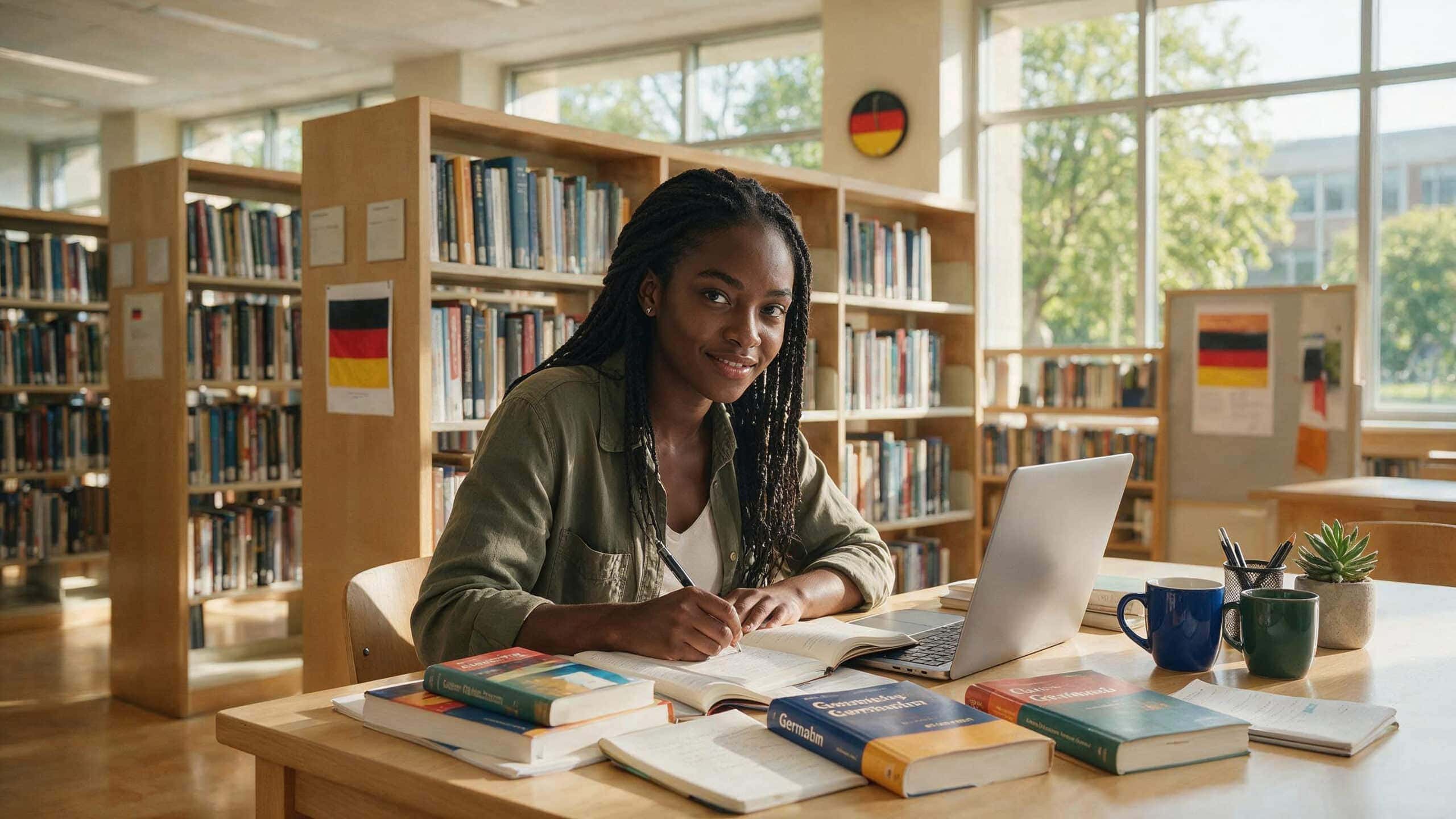german language level for university chart explaining A1 to C1 German levels for Nigerian students
