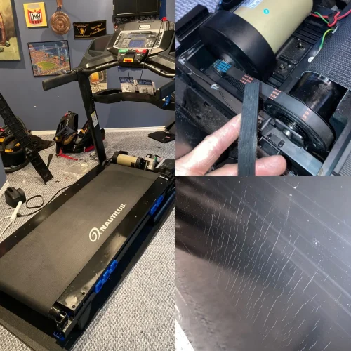 Full tread maintenance plus flipping the deck and drive belt replacement