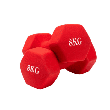 Neoprene Hex Dumbbells 8kgs
