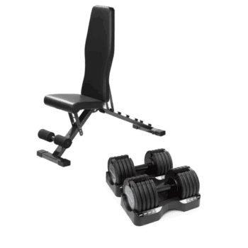 20kg Adjustable Dumbbell Bench Bundle