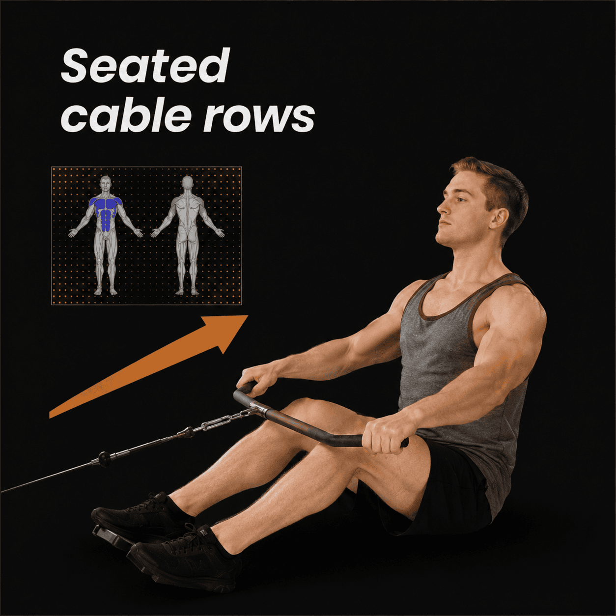 Seated cable rows