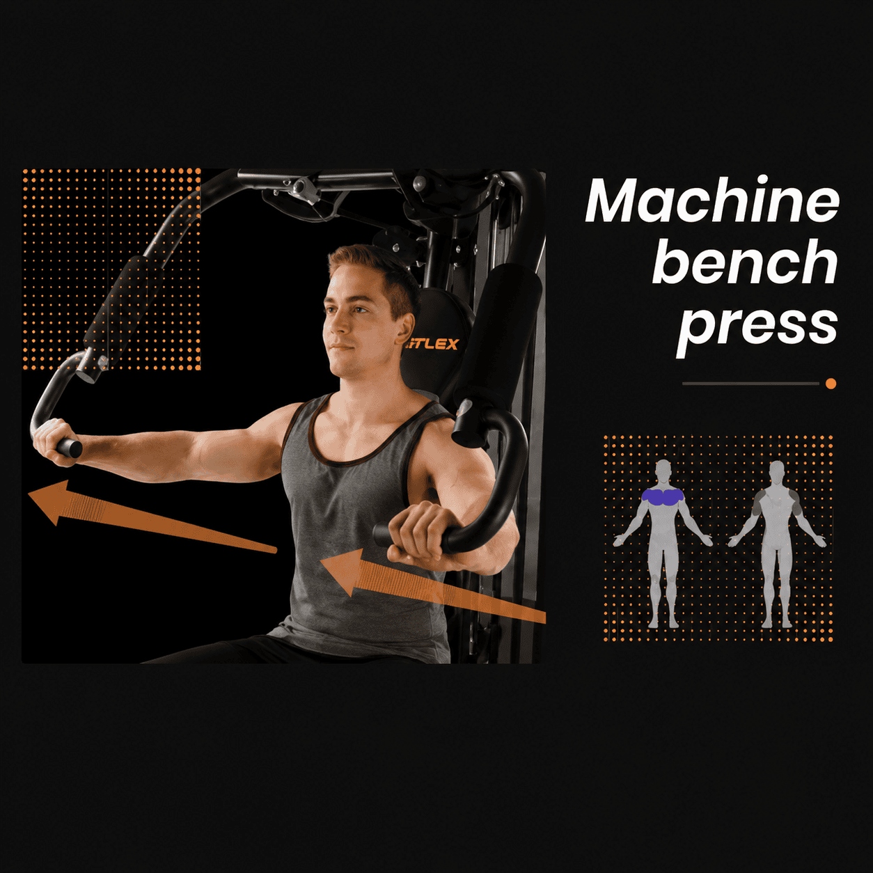Machine bench press
