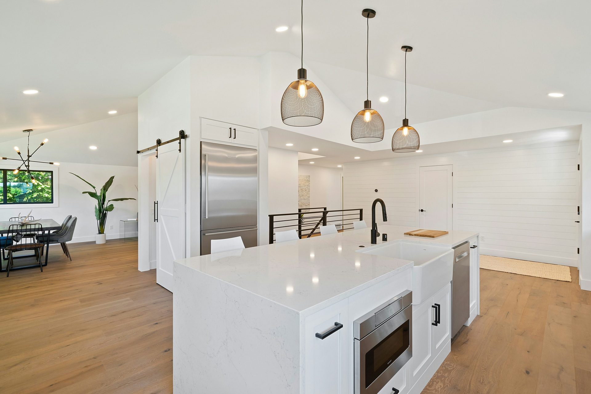 Kitchen renovation in Kitchener featuring modern cabinetry, upgraded countertops, and functional design