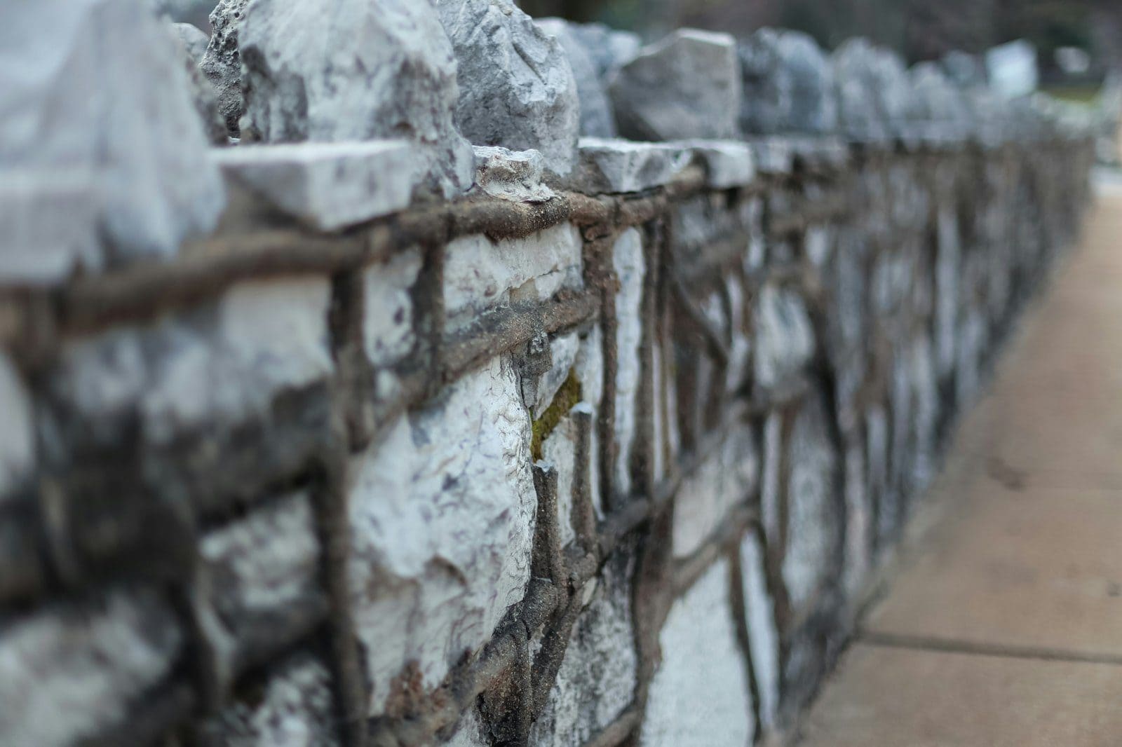 Retaining Wall project in Kitchener-Waterloo - brown and gray concrete wall
