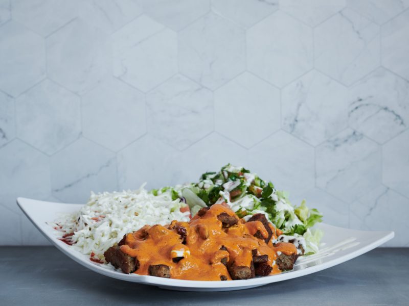 lamb tikka over rice