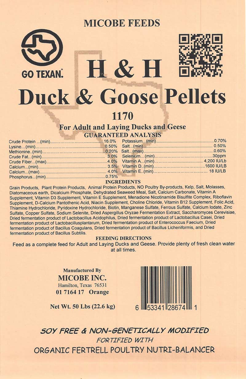 Duck and Goose Pellets 20 Pounds FREE SHIPPING!!