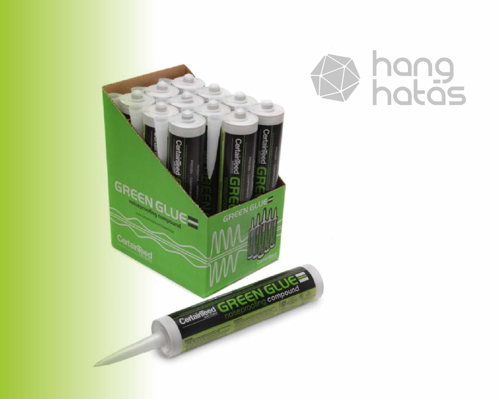 Green Glue kiszerelés tubusos_HangHatás