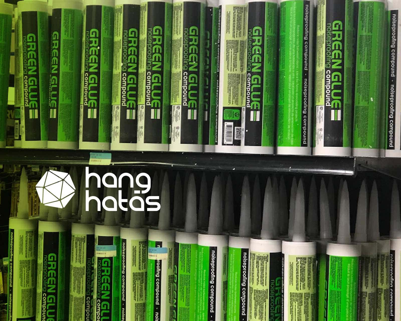 Green Glue tubuok újrahasznosított anyagból_HangHatás