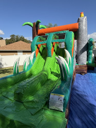 IMG 1262 1765886797 Dino Dive XL Bounce House with Double Slides