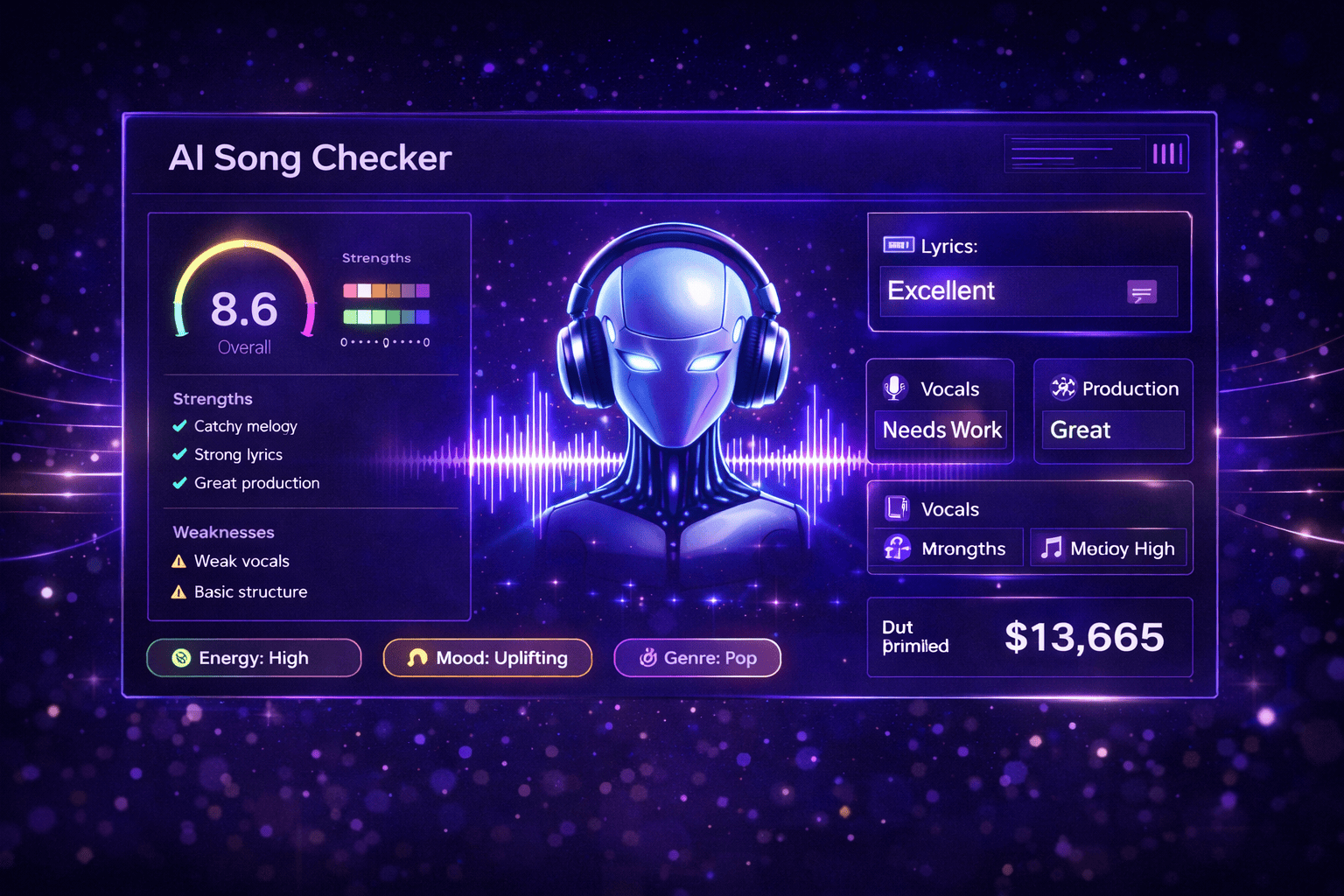 AI Song Checker tool for music quality analysis