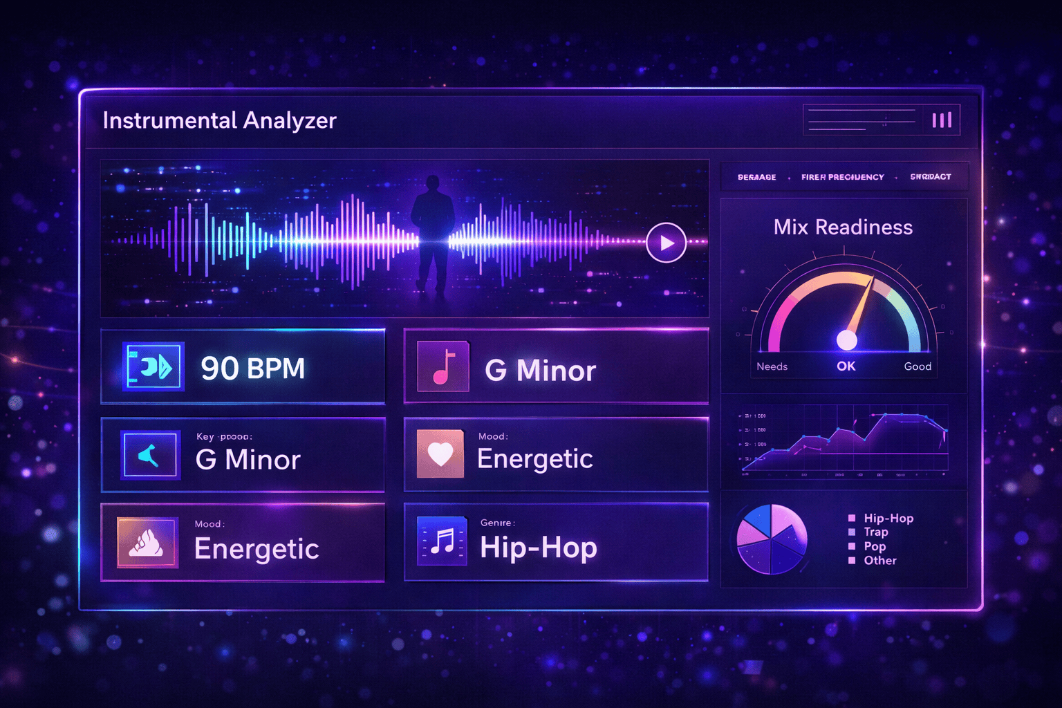 Instrumental Analyzer tool for beat analysis