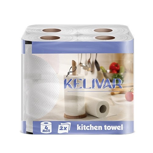 Kitchen paper towels kelivar brand 4 rolls 2x soft bulk manufacturer