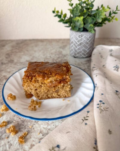 Apple Cake with Buttermilk Sauce