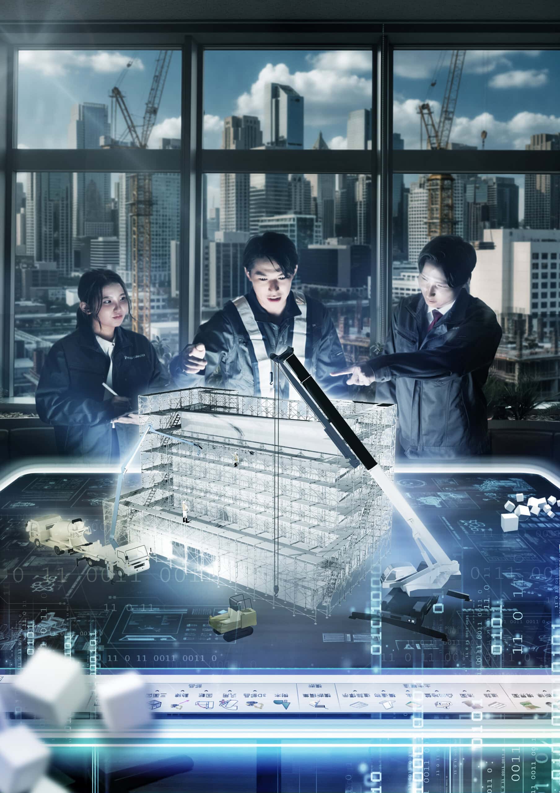 福井コンピュータ様 広告用ビジュアルデザイン