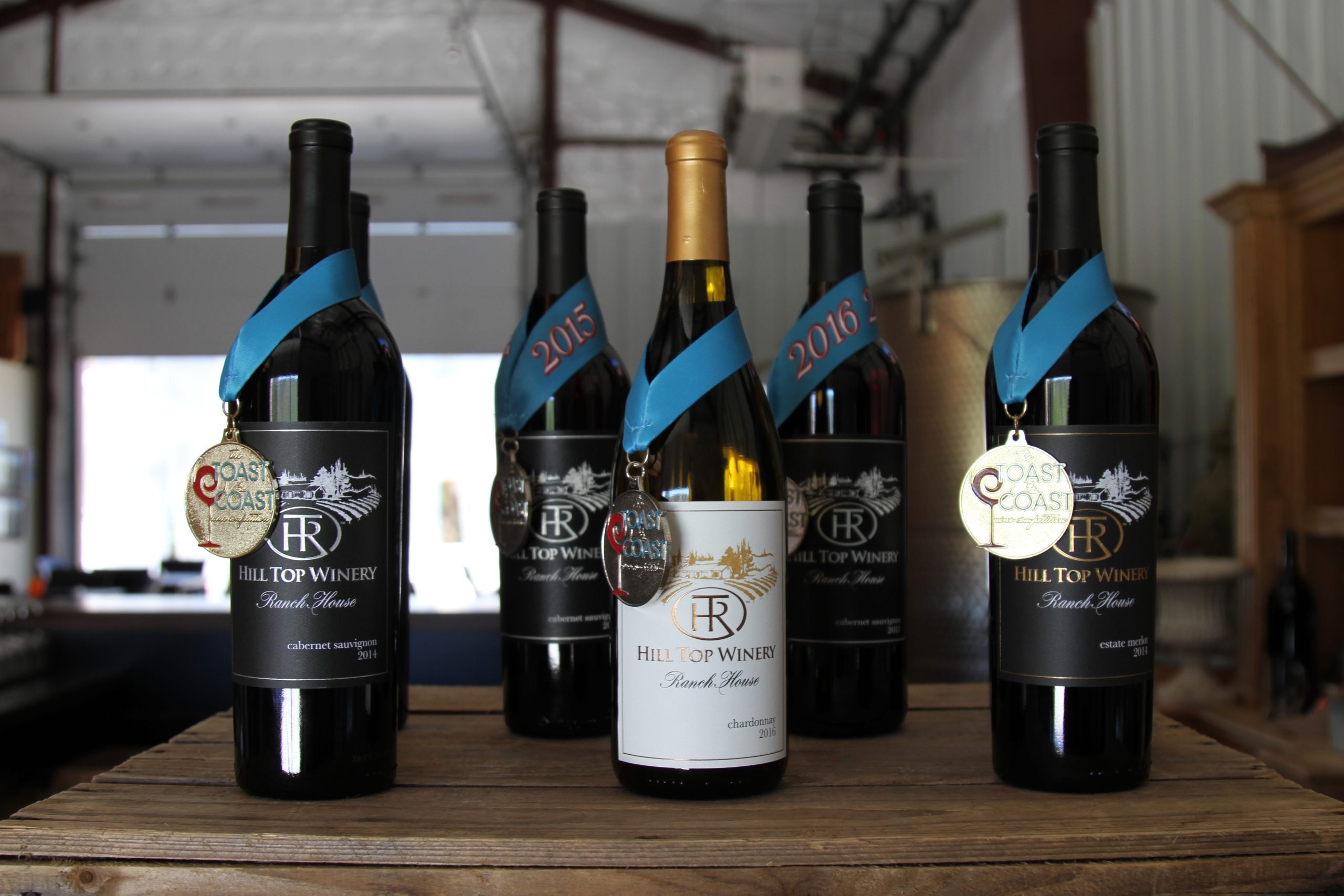 Hill Top Winery Wine Bottles