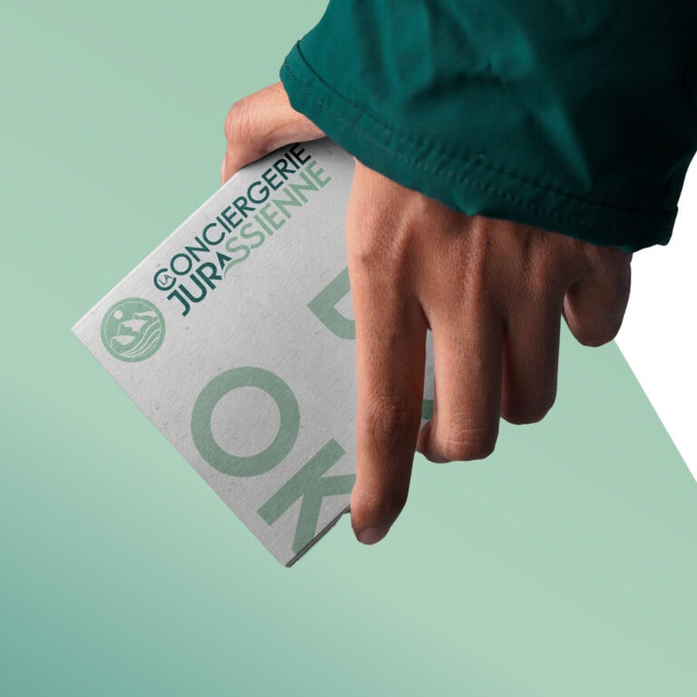 Création d'une identité visuelle pour <br>la Conciergerie Jurassienne