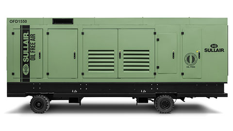 OFD1550 Oil Free Portable Screw Air Compressor