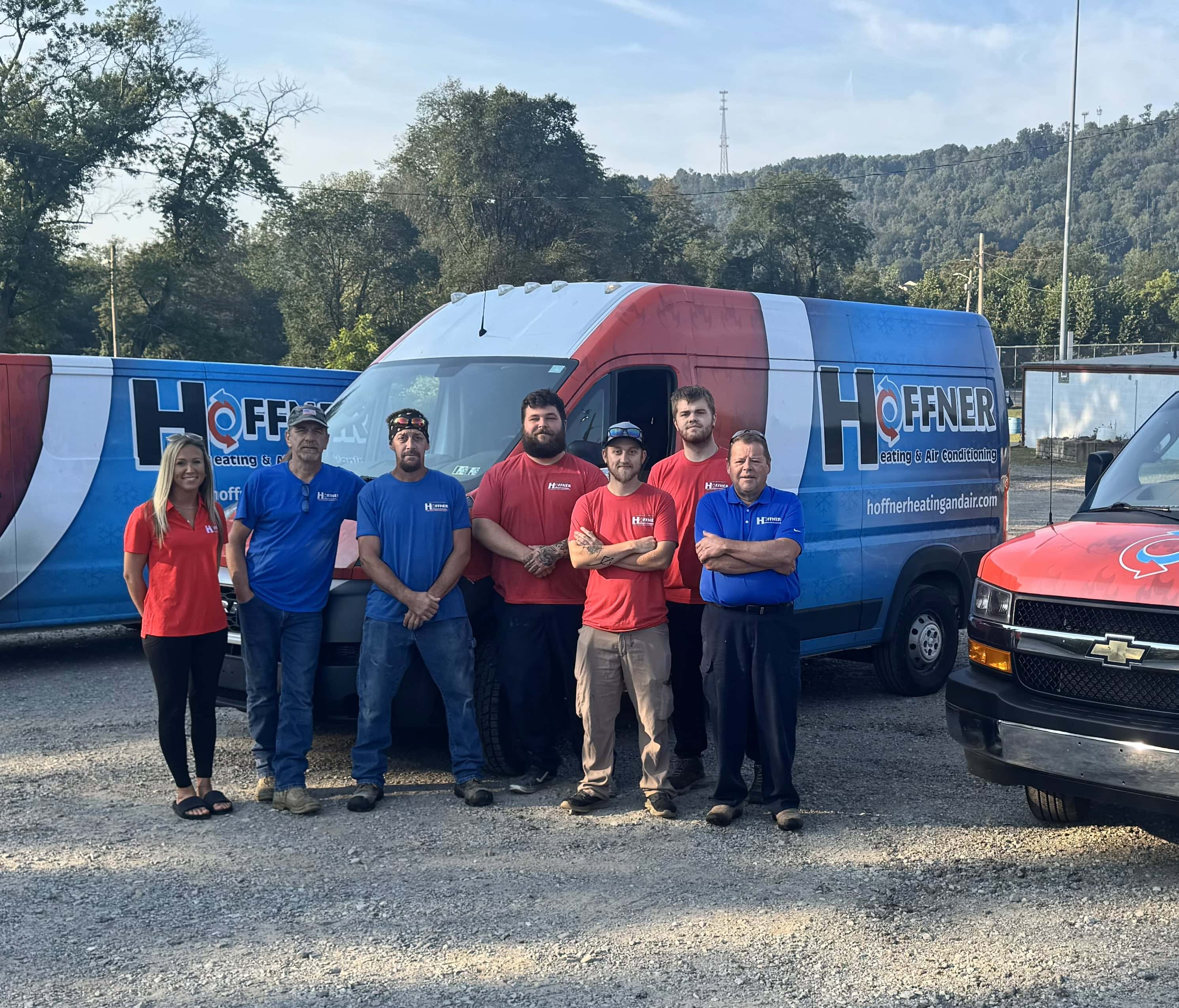 The Hoffner Heating & Air Conditioning team, family-operated HVAC company in Pitcairn, PA