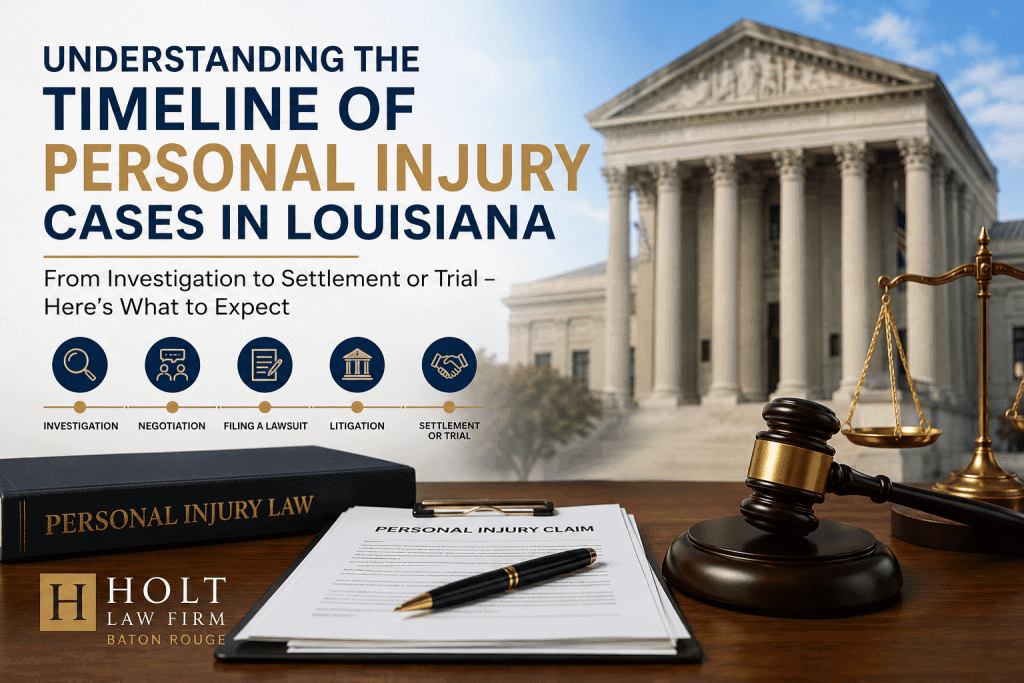 Understanding the Timeline of Personal Injury Cases in Louisiana