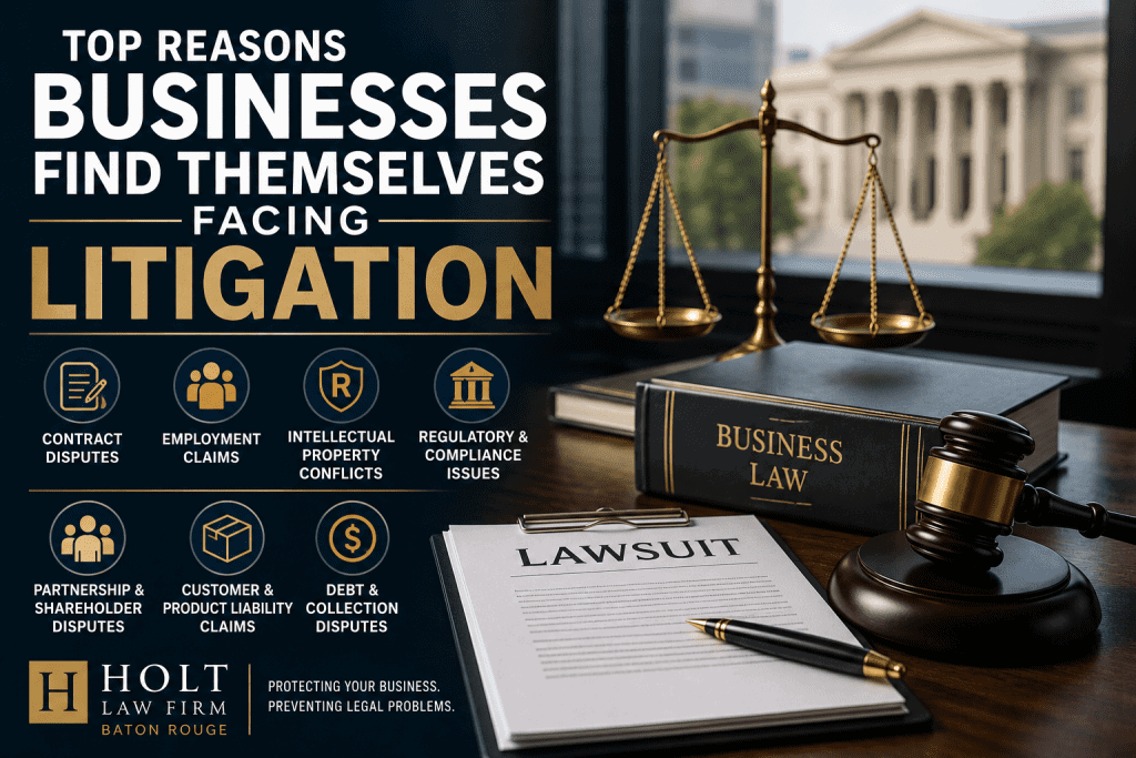Top Reasons Businesses Find Themselves Facing Litigation